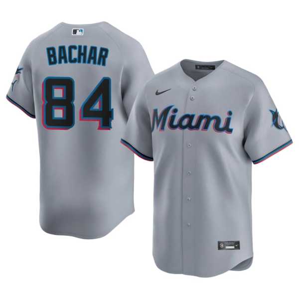 202620Lake20Bachar20miami20marlins20baseball20jersey20gray.jpg