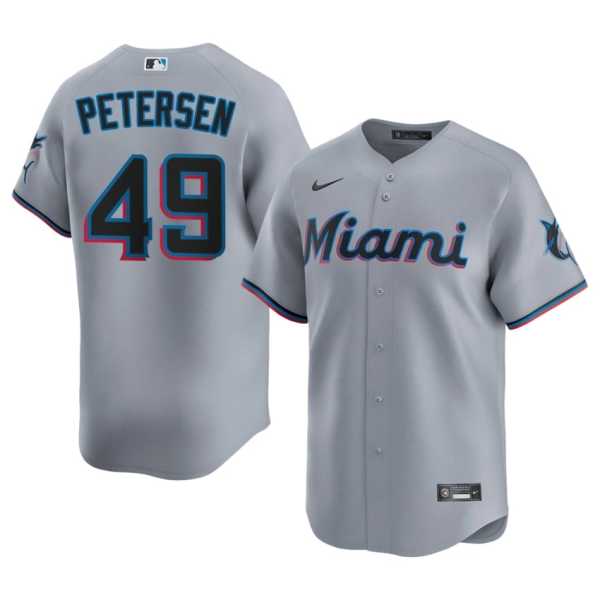 202620Michael20Petersen20miami20marlins20baseball20jersey20gray.jpg