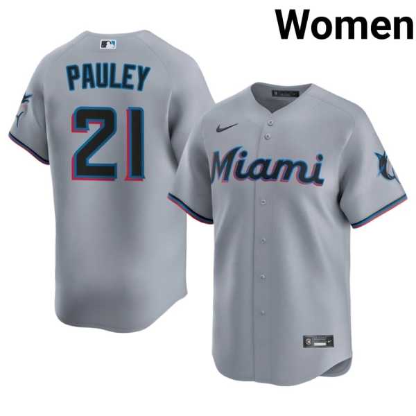 Women20202620Graham20Pauley20miami20marlins20baseball20jersey20gray.jpg