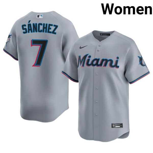 Women20202620Jesus20Sanchez20miami20marlins20baseball20jersey20gray.jpg