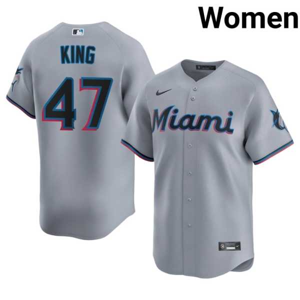 Women20202620John20King20miami20marlins20baseball20jersey20gray.jpg