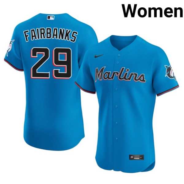 Women20202620Pete20Fairbanks20miami20marlins20baseball20jersey20blue.jpg