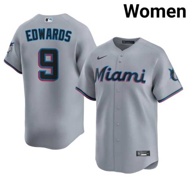Women20202620Xavier20Edwards20miami20marlins20baseball20jersey20gray.jpg
