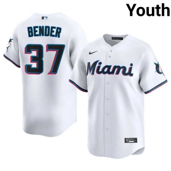 Youth20202620Anthony20Bender20miami20marlins20baseball20jersey20white.jpg