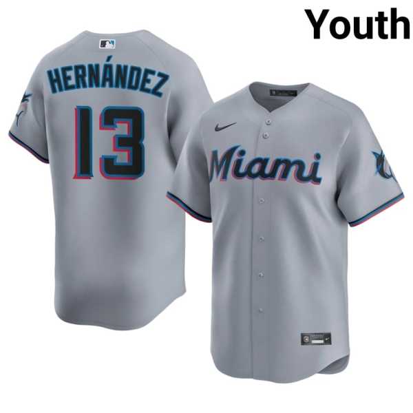 Youth20202620Heriberto20Hernandez20miami20marlins20baseball20jersey20gray.jpg