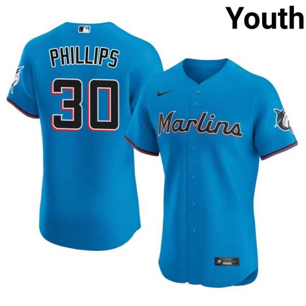 Youth20202620Tyler20Phillips20miami20marlins20baseball20jersey20blue.jpg