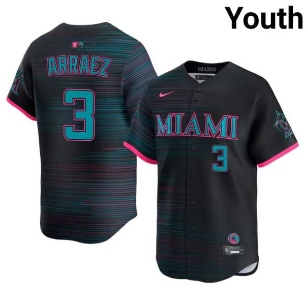 Youth20Luis20Arraez20202620miami20marlins20baseball20jersey20Black20city20connect.jpg